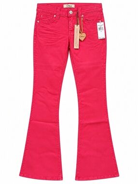 170 Dittos Christine Red Flare Jeans Size 29